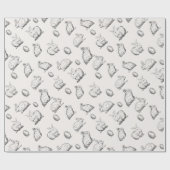 Von Hand gezeichnetes Packpapier des (Flach)