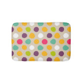 Von Hand gezeichnetes Tupfenmuster Badematte (Vorderseite)