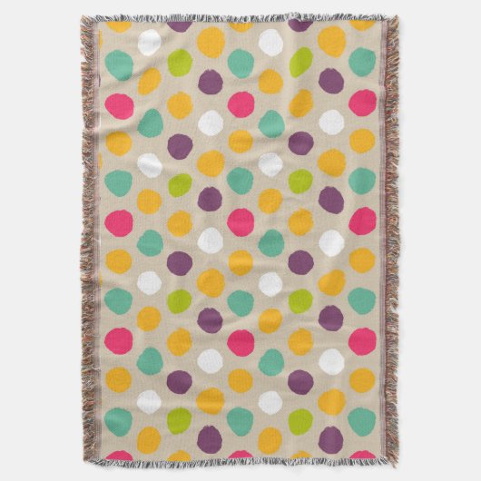 Von Hand gezeichnetes Tupfenmuster Decke (Vorderseite Vertikal)