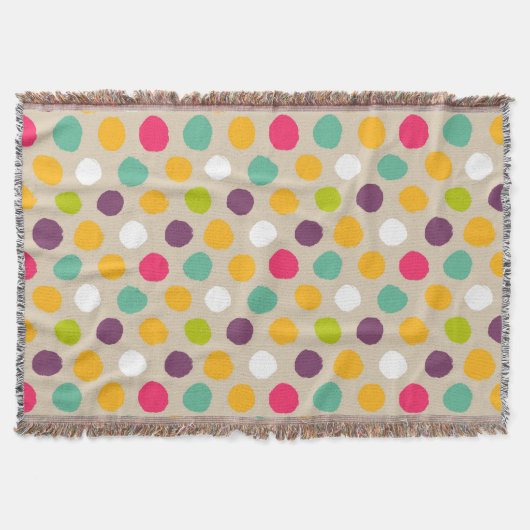 Von Hand gezeichnetes Tupfenmuster Decke (Vorderseite)