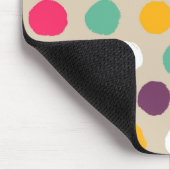 Von Hand gezeichnetes Tupfenmuster Mousepad (Ecke)
