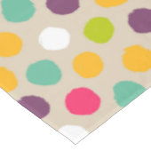 Von Hand gezeichnetes Tupfenmuster Tischdecke (Schrägansicht)