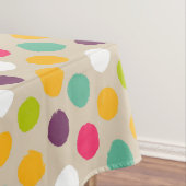 Von Hand gezeichnetes Tupfenmuster Tischdecke (Beispiel)