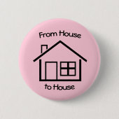 Von Haus zu Haus JW Pioneer Geschenke - Baumwolle  Button (Vorderseite)