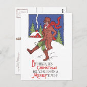 Von Heck ist Weihnachtskarte für Weihnachten Postkarte (Vorne/Hinten)