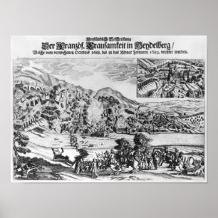 Von Heidelberg nehmen und die Zerstörung vorbei Poster