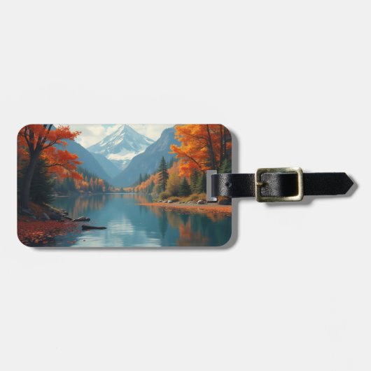 Von Herbst bis Winter Gepäckanhänger (Vorderseite horizontal)