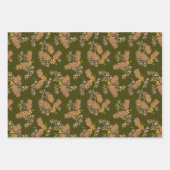 Von Herbst bis Winter: Wrapping Paper Sie Geschenkpapier Set (Vorderseite)