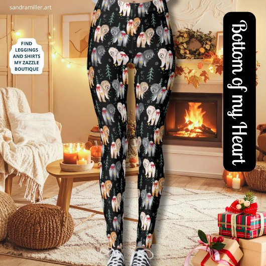 VON HERZEN 5 Chow-Farben Leggings