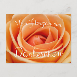 Von Herzen ein Dankeschön Postkarte