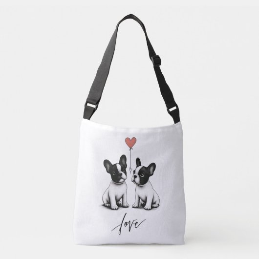 Von Herzen getickt Tragetaschen Mit Langen Trägern (Vorderseite)