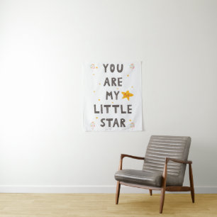 Von Herzen kommende Botschaften für Eltern und Kin Wandteppich