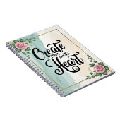 Von Herzen kreieren Notizblock (Rechte Seite)