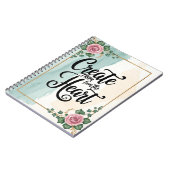 Von Herzen kreieren Notizblock (Linke Seite)