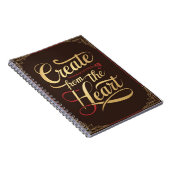 Von Herzen kreieren Notizblock (Rechte Seite)