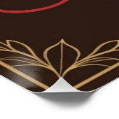 Von Herzen kreieren Poster (Ecke)