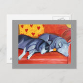 Von Herzen Postkarte (Vorne/Hinten)