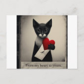 Von Herzen zu dir Postkarte (Vorderseite)