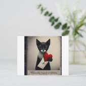 Von Herzen zu dir Postkarte (Stehend Vorderseite)