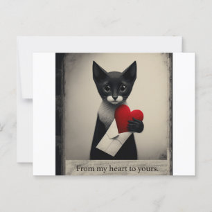 Von Herzen zu dir Postkarte