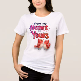 Von Herzen zu dir Tri-Blend Shirt