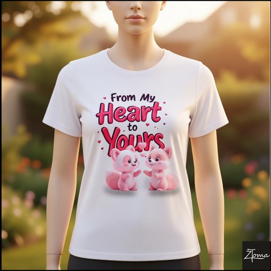 Von Herzen zu dir Tri-Blend Shirt
