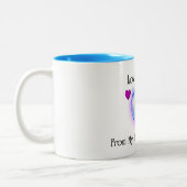 Von Herzen zu dir zwei tone Tasse (Links)