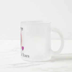 Von Herzen zu Ihrer Mattierten Glass-Tasse Mattglastasse