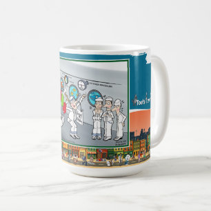 Von hinten erdolcht   Geburtstags-Klassiker-Kaffee Kaffeetasse