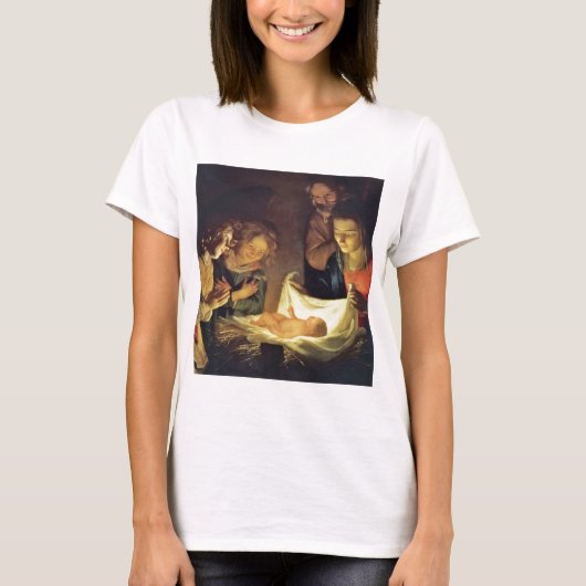 von Honthorst Adoring Shepherds T-Shirt (Vorderseite)
