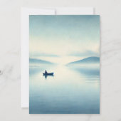 Von Hook Bait Fun Wood Little Fisherman Baby Showe Einladung (Rückseite)