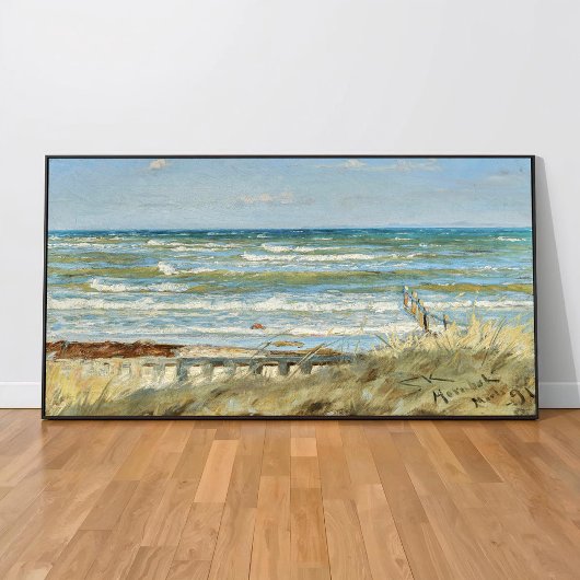 Von Hornbæk Strand, PS Kroyer Poster