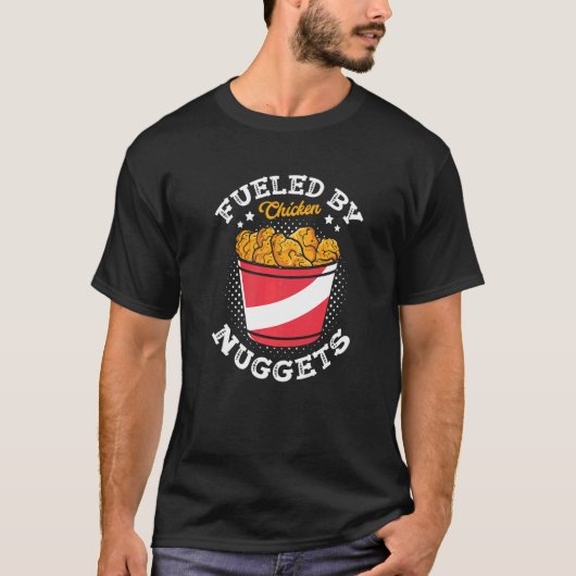 Von Hühnchen genährt, gebratene Snacks Nuggies Zen T-Shirt (Vorderseite)