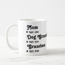 Von Hunde-Großeltern zu menschlichen Oma befördert Kaffeetasse