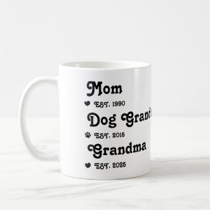 Von Hunde-Großeltern zu menschlichen Oma befördert Kaffeetasse