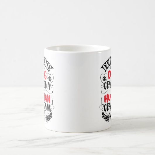 Von Hunde Oma zum menschlichen Oma befördert Kaffeetasse (Mittel)