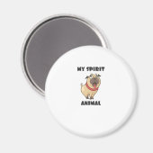 von Hunden und Tieren Magnet (Vorderseite/Rückseite)