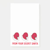 Von Ihrem geheimen Weihnachtsfeiertag Weihnachten Post-it Klebezettel (Vorderseite)