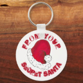 Von Ihrem geheimen Weihnachtsmann Red Christmas Ha Schlüsselanhänger (Vorderseite)