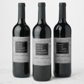 Von Ihrem Lieblingsberuf Funny Wine Label Weinetikett (Flaschen)