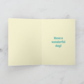 Von Ihrem liebsten Foto des eigenen Vaters Karte (Innenseite)