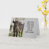 VON IHREM ZENAGER AM GEBURTSTAG *VATER* KARTE (Gelbe Blume)