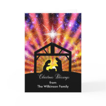 Von Ihrer Familie, Krippe bei Sonnenuntergang Weih