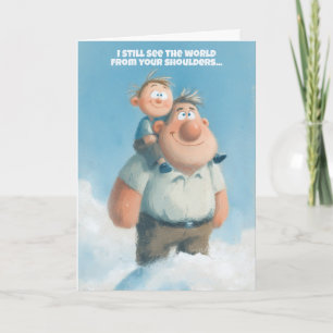 Von Ihrer Schultertafel des Vaters Karte