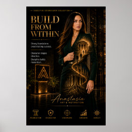 Von Innen Aufbauen – Executive-Motivationsposter Poster