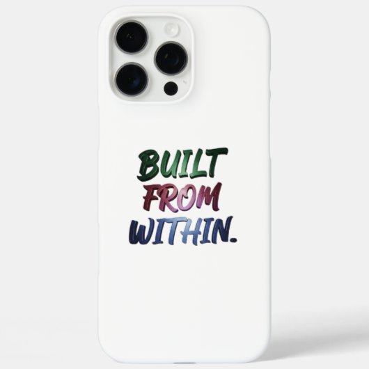 Von innen heraus gebaut Case-Mate iPhone hülle (Rückseite)