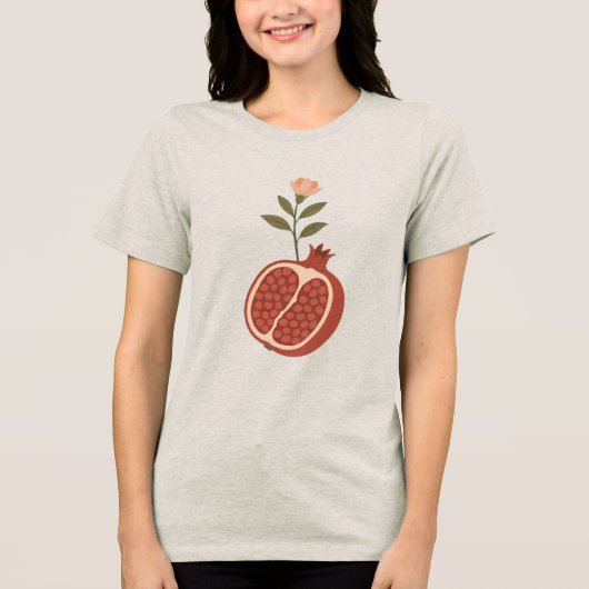 Von innen wachsen Tri-Blend shirt (Vorderseite)