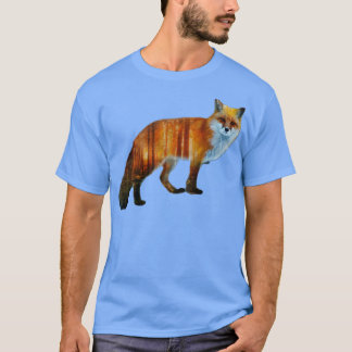 Von Intelligenz Wildlife Art Fox T-Shirt