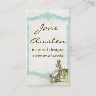 Von Jane Austen inspirierte Visitenkarten Visitenkarte