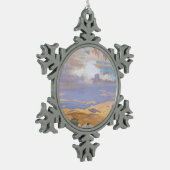 Von Jerusalem Schneeflocken Zinn-Ornament (Links)